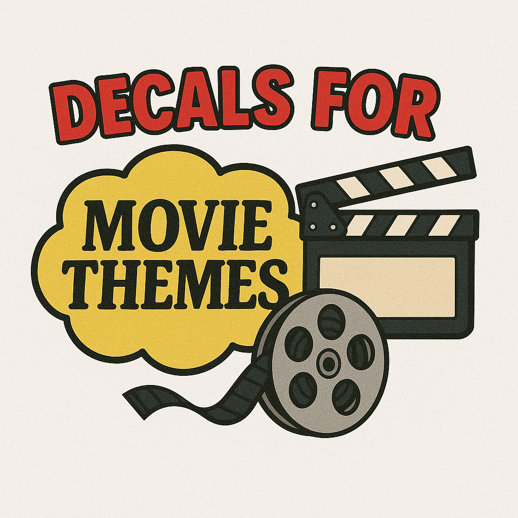 DECAL FOR MOVIES/ARTIST