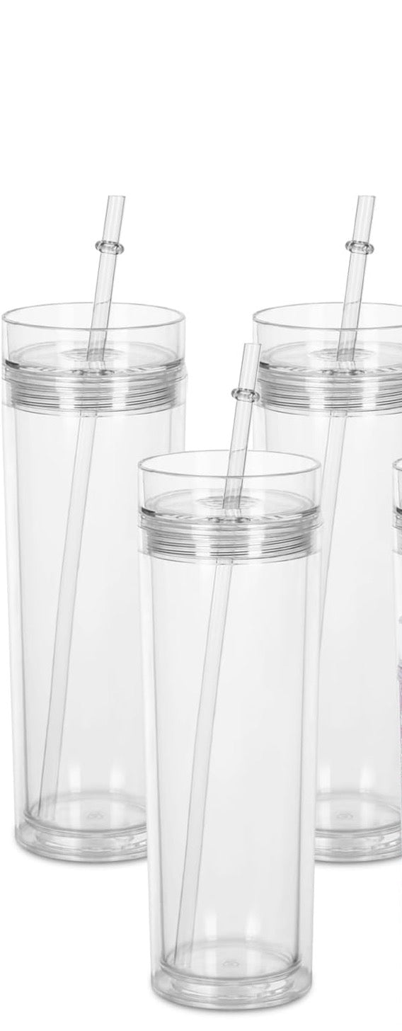 Skinny 16oz Snow Globe Cup