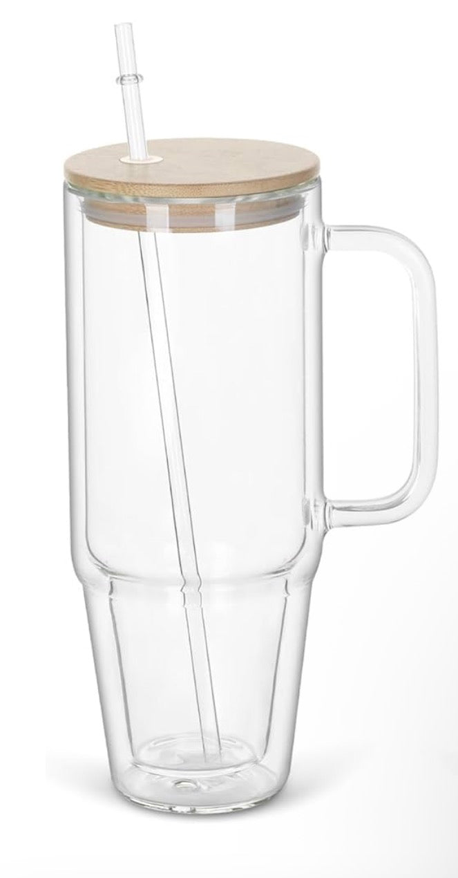 40oz snow globe (Glass) mug