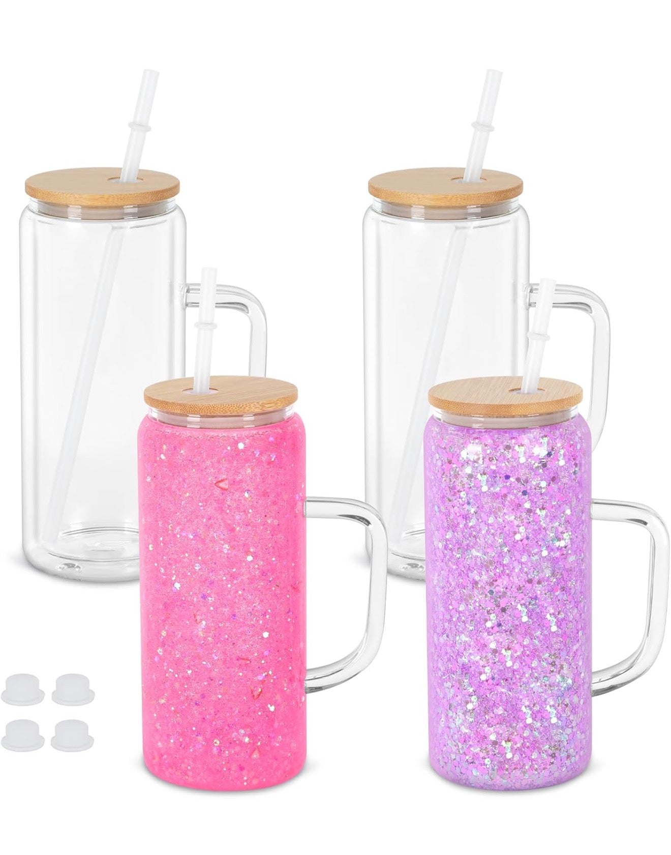 20oz (Glass) mug snow globe