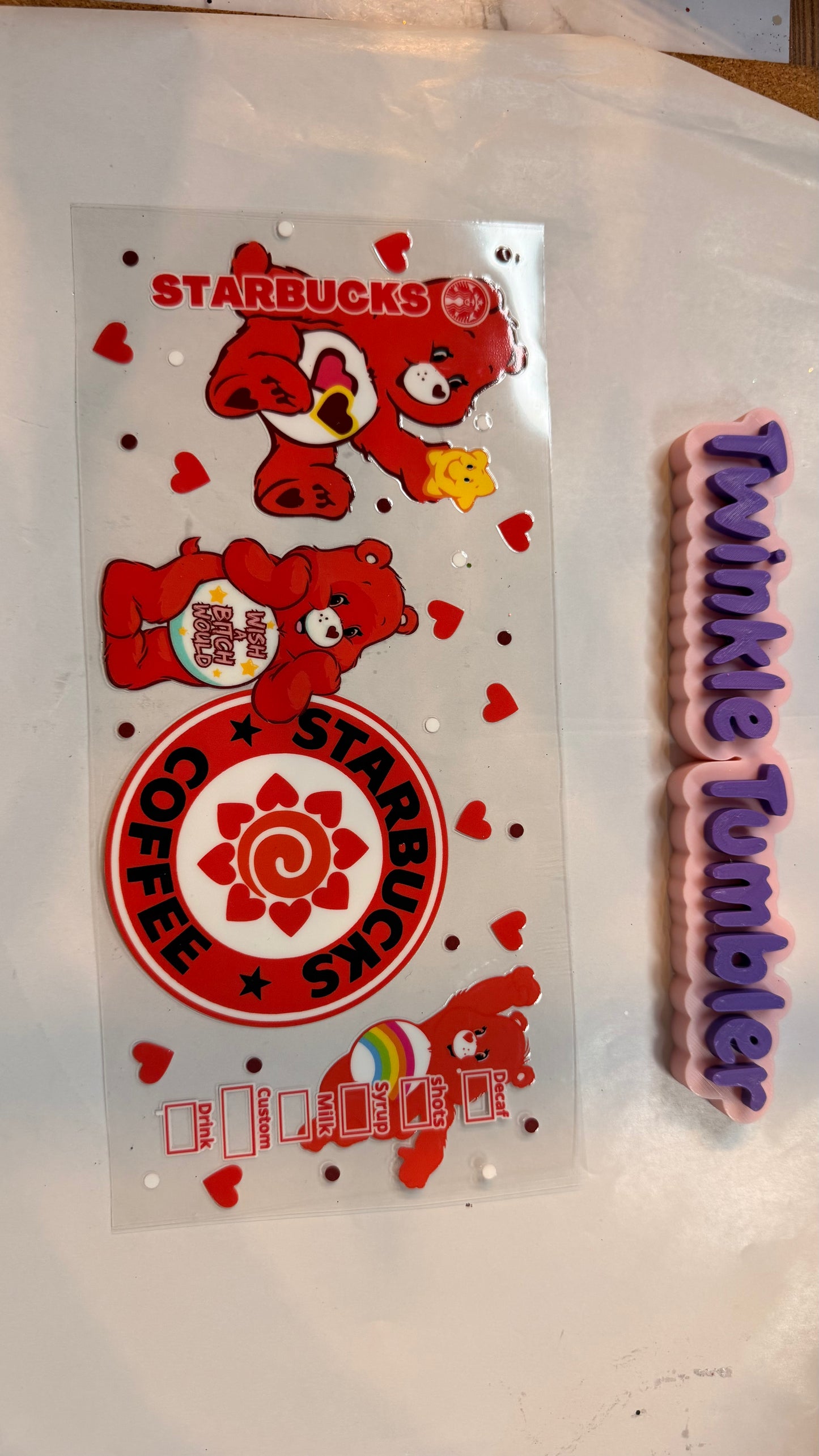 DECAL FOR CAREBEARS
