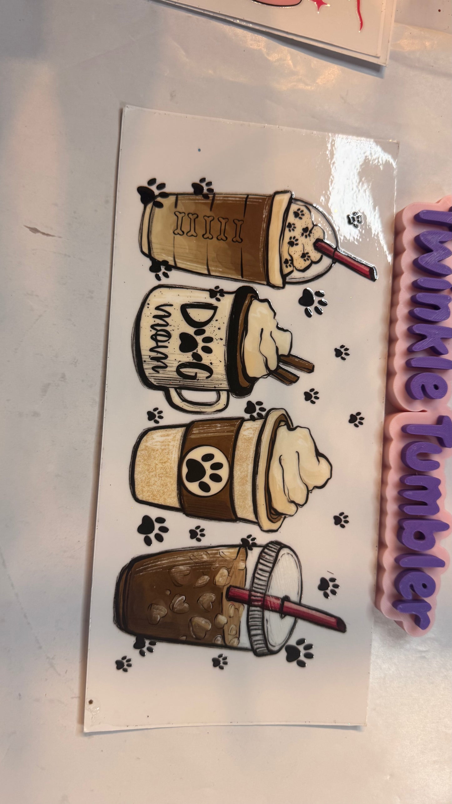 DECAL FOR DRINKS/COFFEE