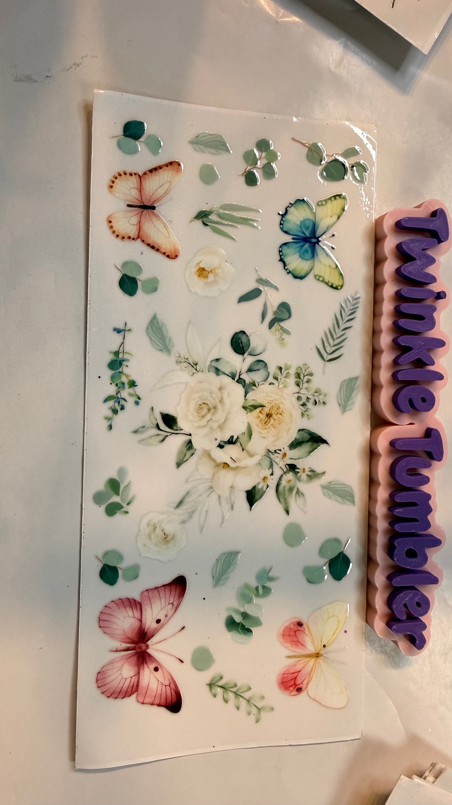 DECAL FOR FLOWERS & COWS