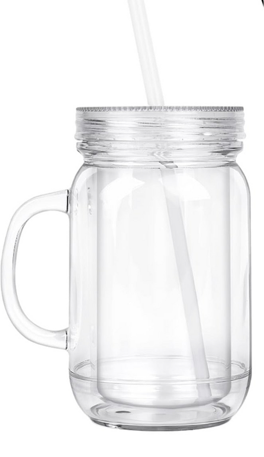 20 oz snow globe jelly jar