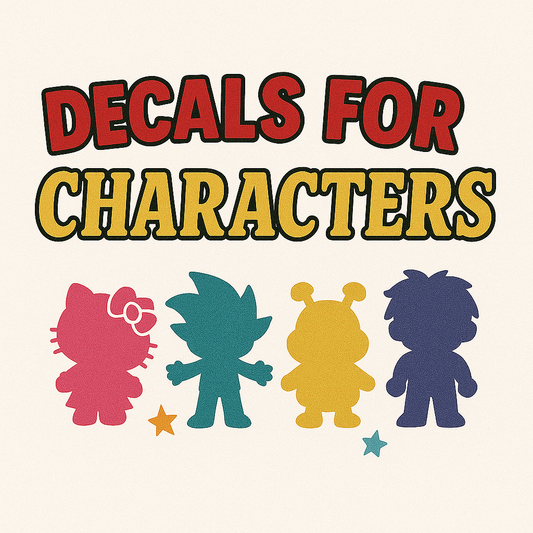 DECAL FOR CHARACTERS