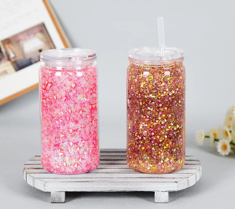 Snow Globe Acrylic Tumbler