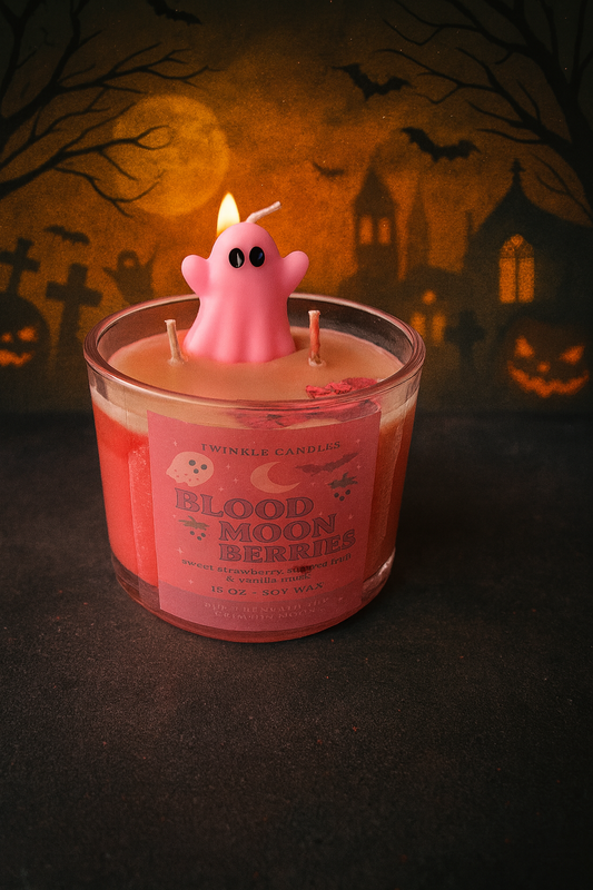 Blood Moon Berries – Halloween Soy Candle (15 oz)