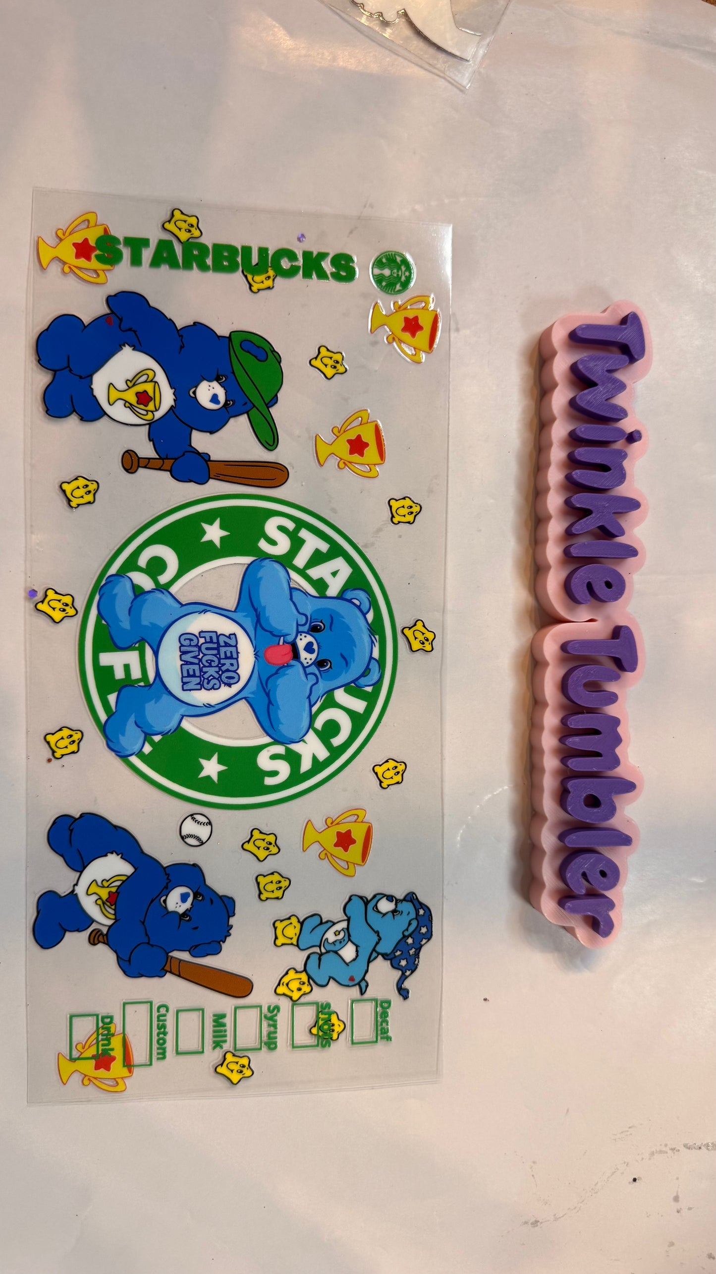 DECAL FOR CAREBEARS
