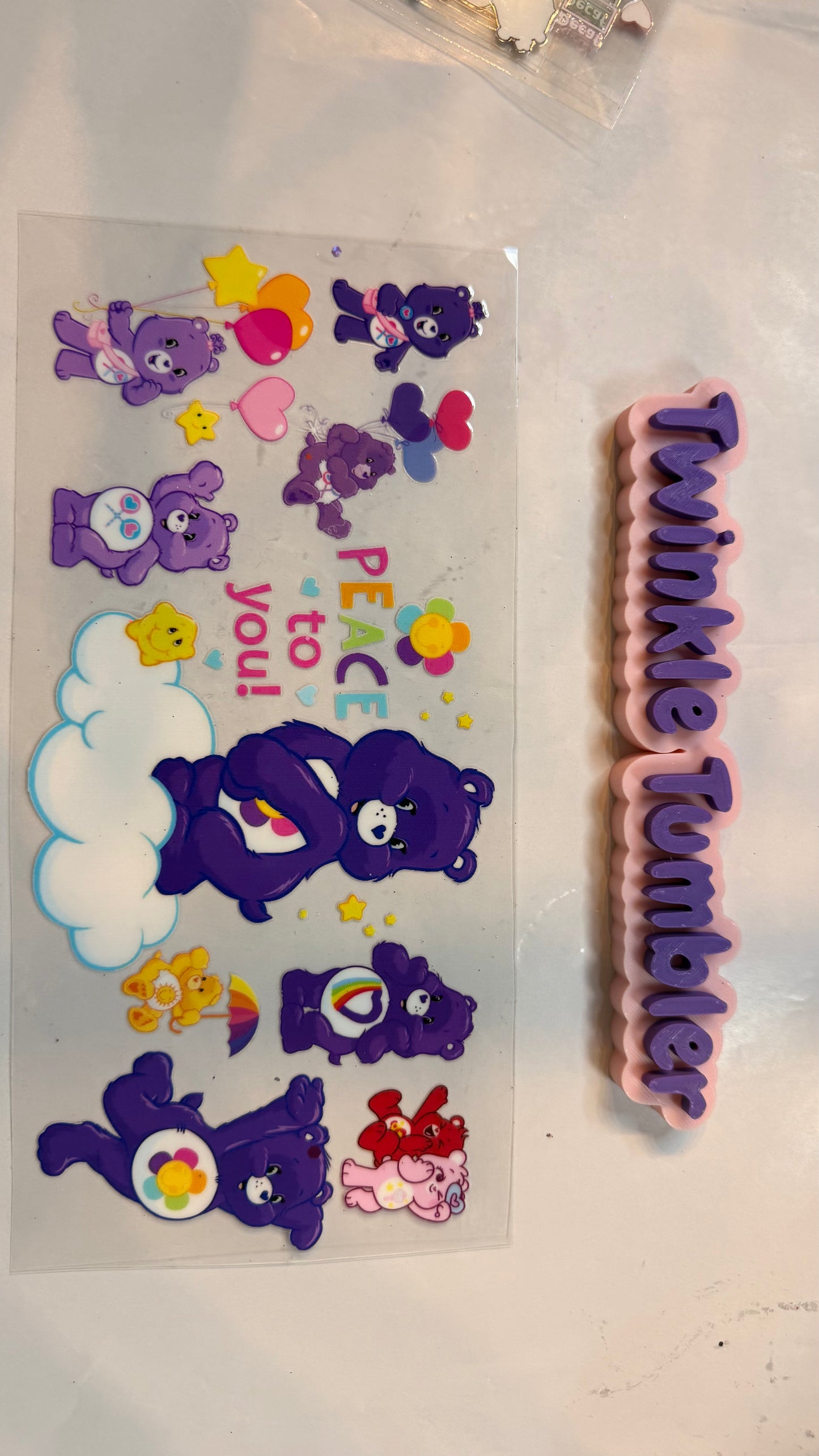 DECAL FOR CAREBEARS