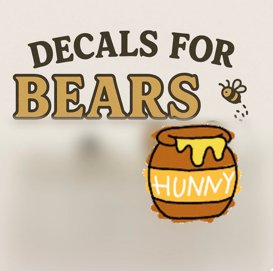 DECAL FOR POOH BEAR