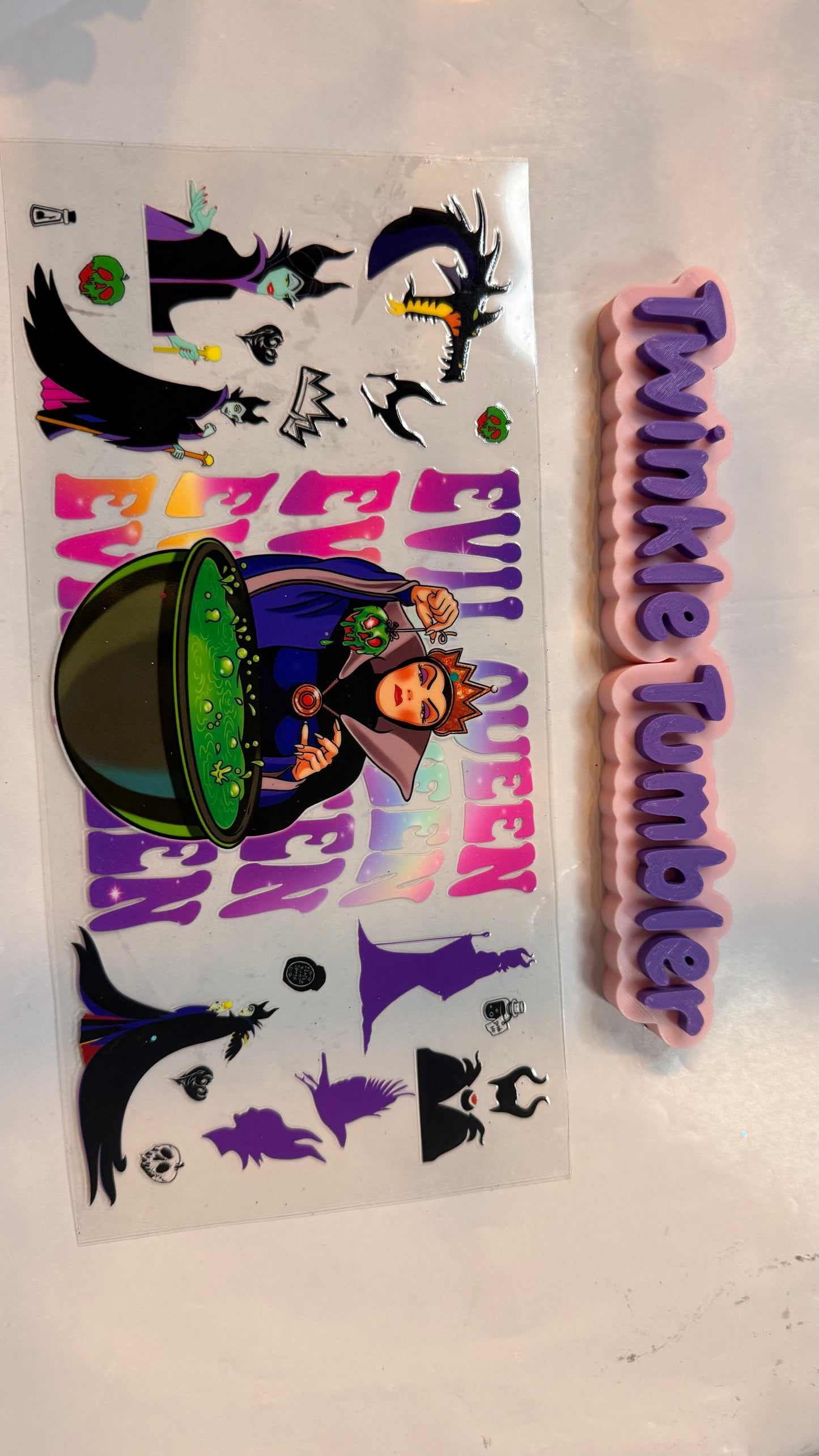 DECAL FOR PRINCESS AND VILLAINS