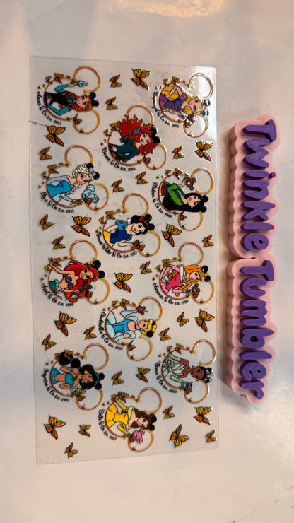 DECAL FOR PRINCESS AND VILLAINS