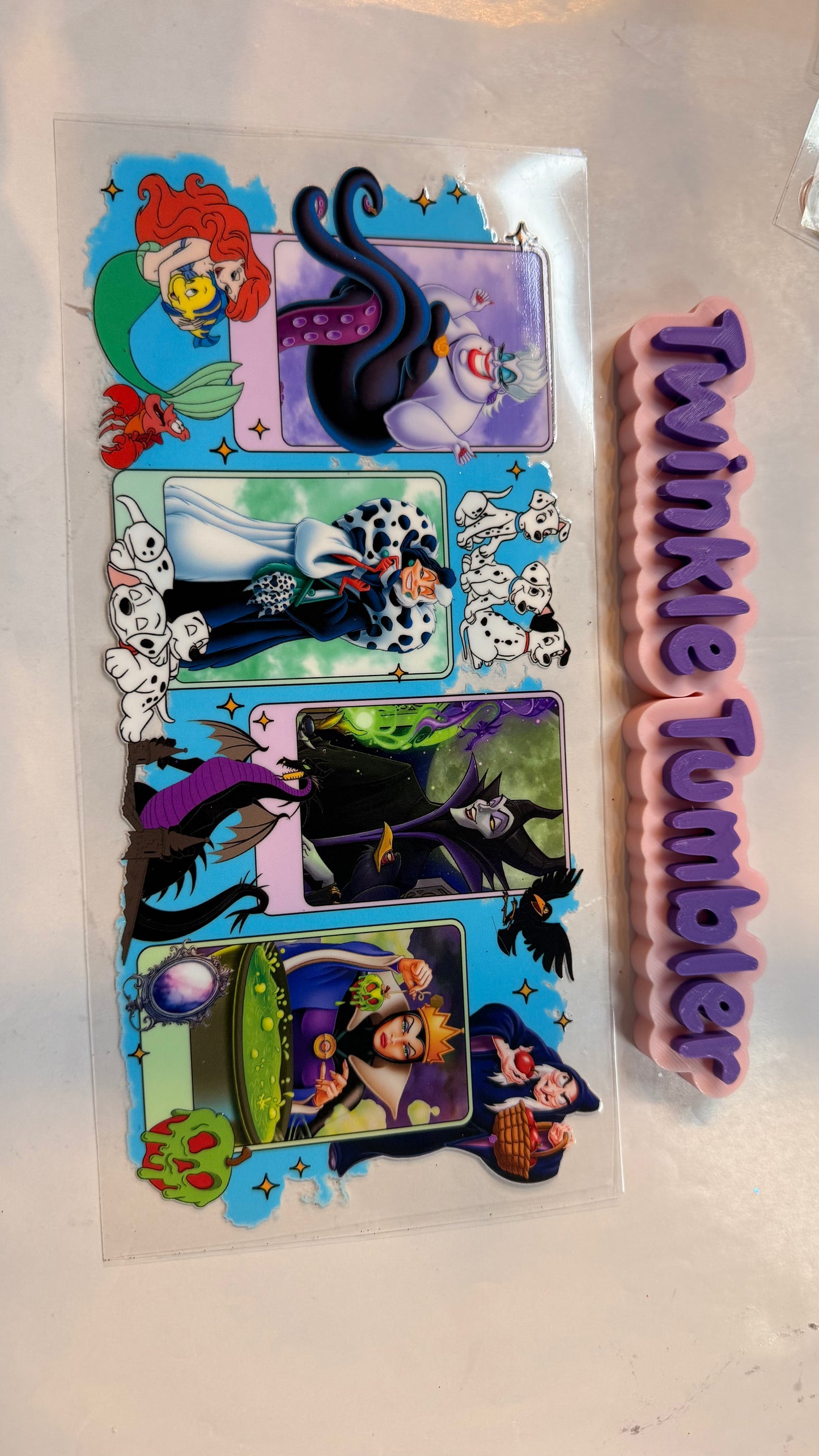 DECAL FOR PRINCESS AND VILLAINS