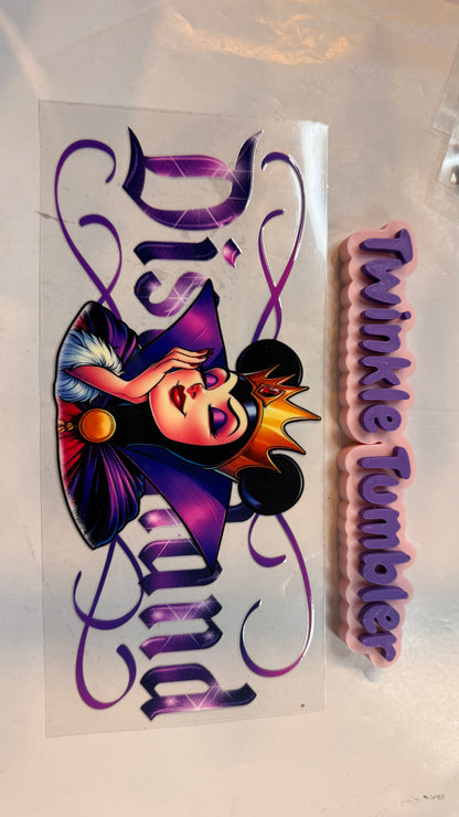 DECAL FOR PRINCESS AND VILLAINS