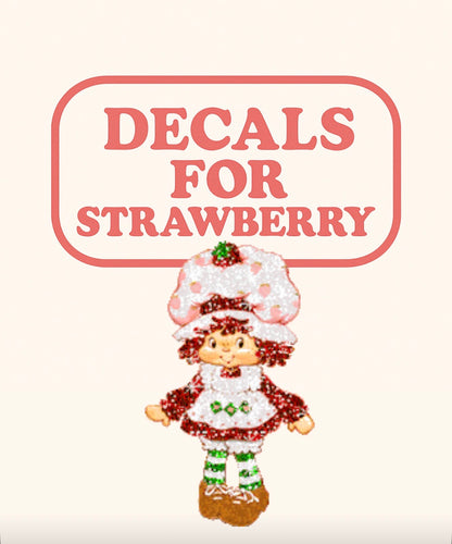 DECAL FOR STRAWBERRY SHORT CAKE