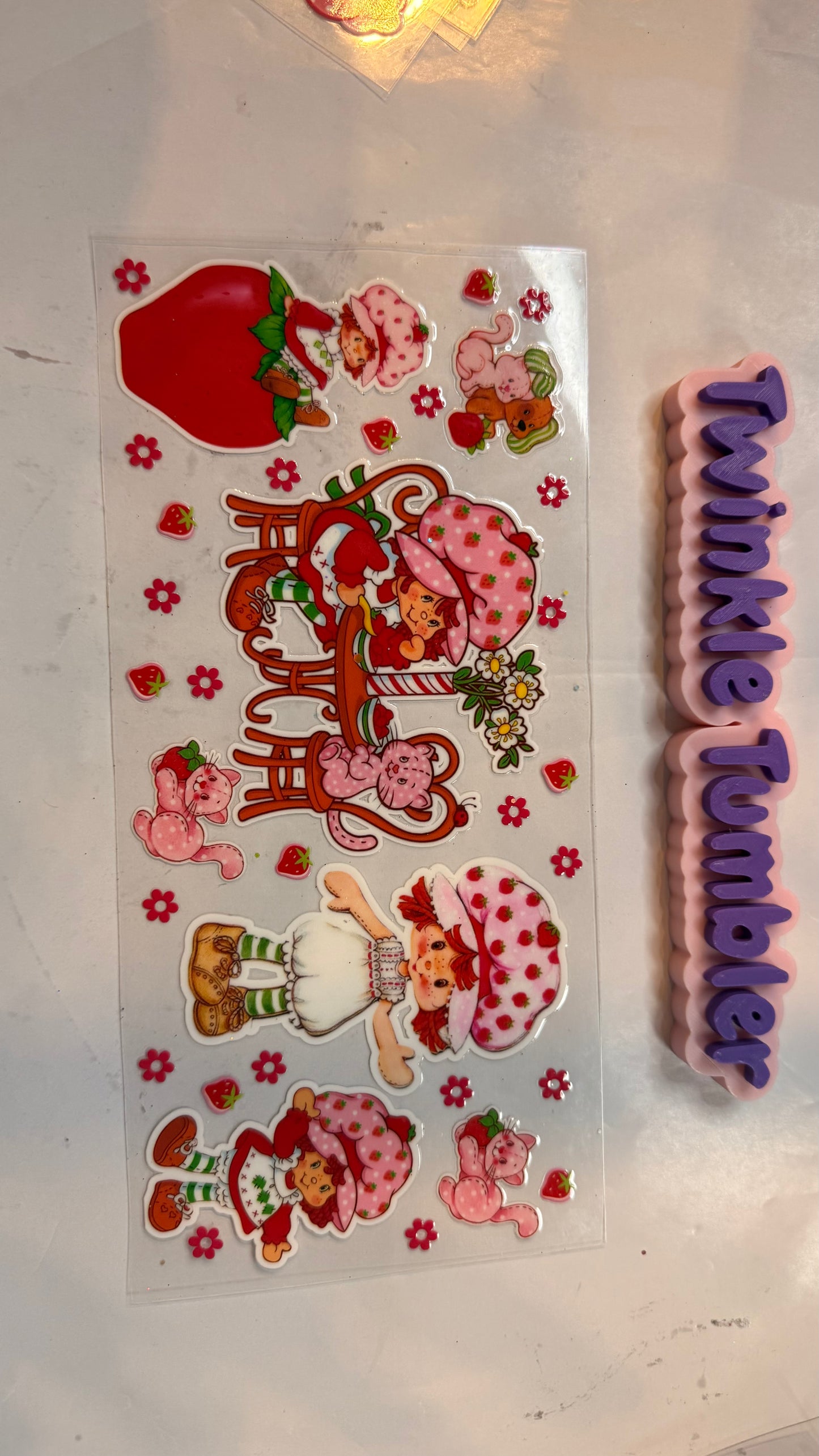 DECAL FOR STRAWBERRY SHORT CAKE