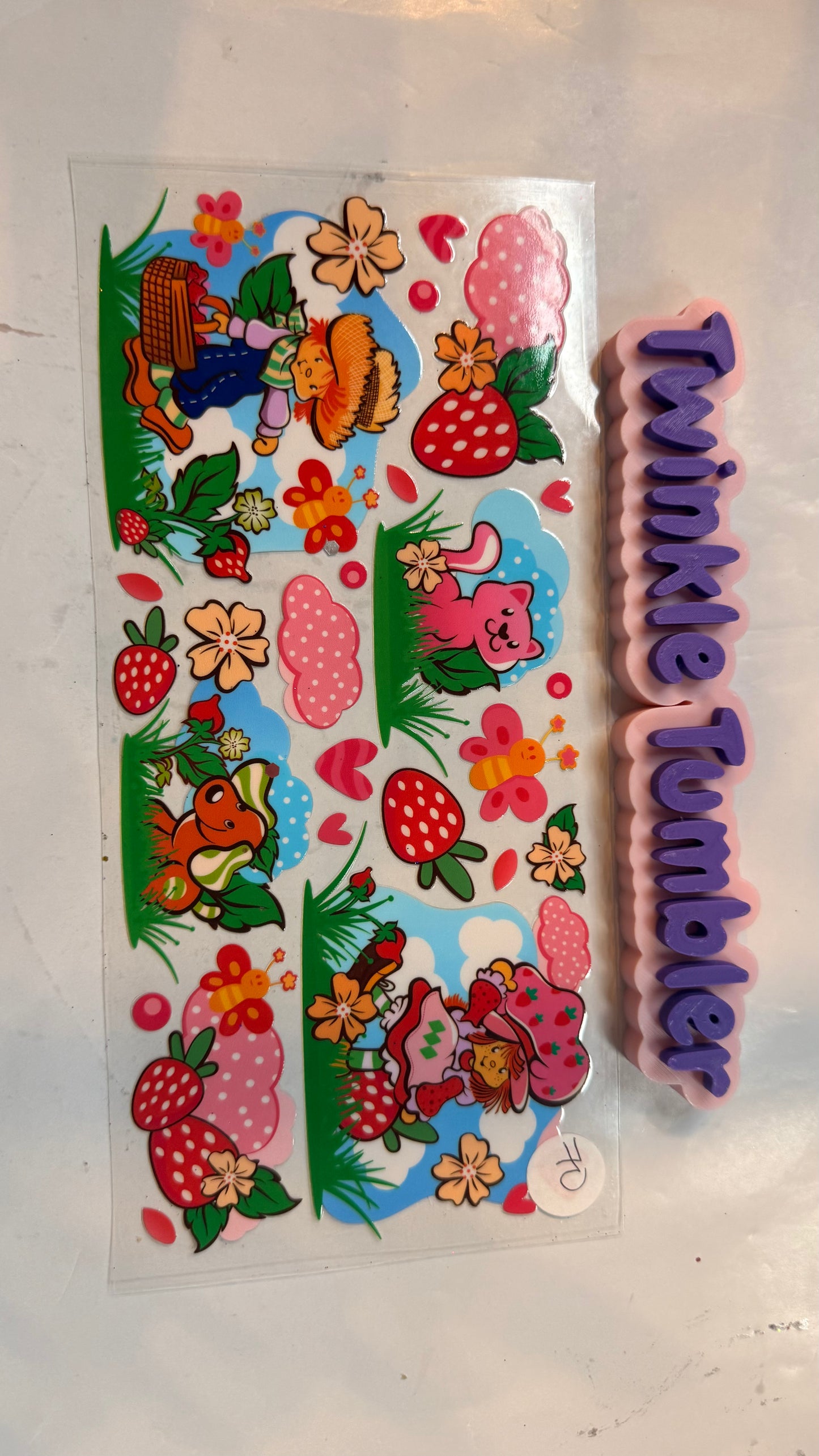 DECAL FOR STRAWBERRY SHORT CAKE