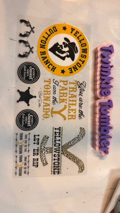 DECAL FOR MOVIES/ARTIST