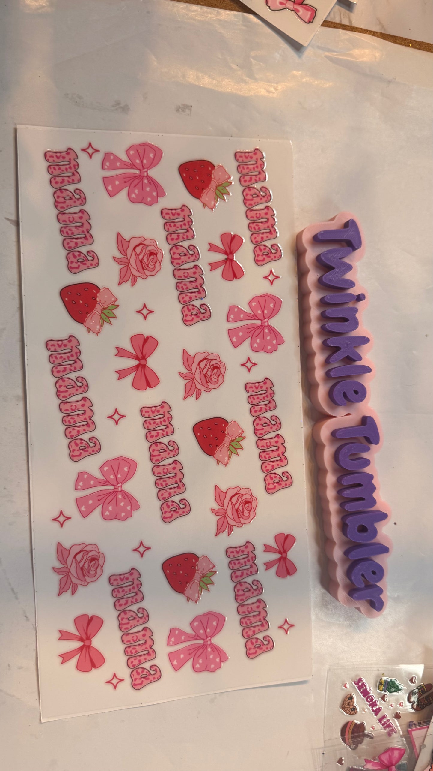 DECAL FOR MOM/DAD ENERGY