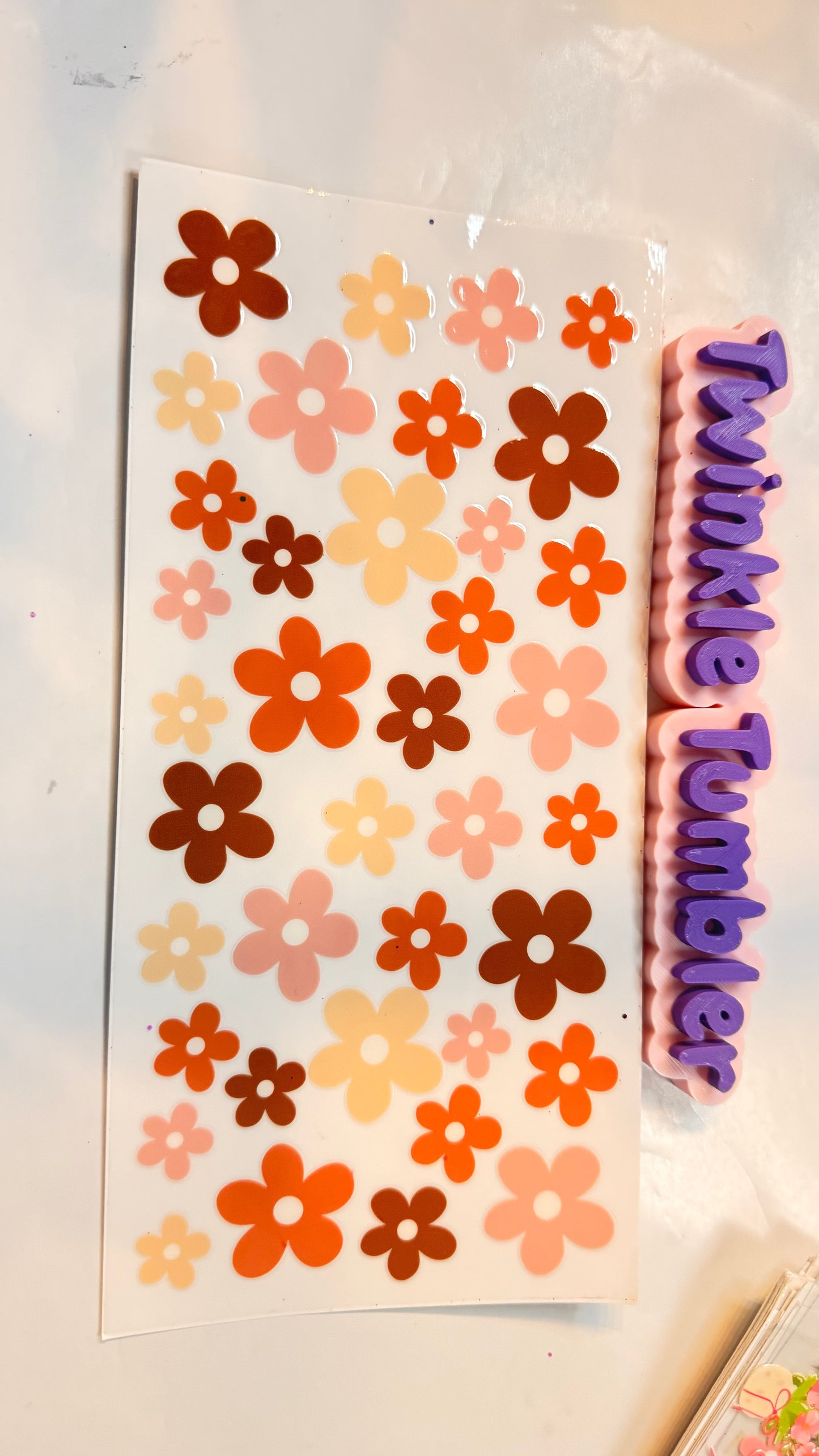 DECAL FOR FLOWERS & COWS