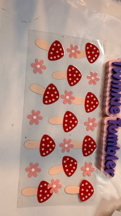 DECAL FOR FLOWERS & COWS