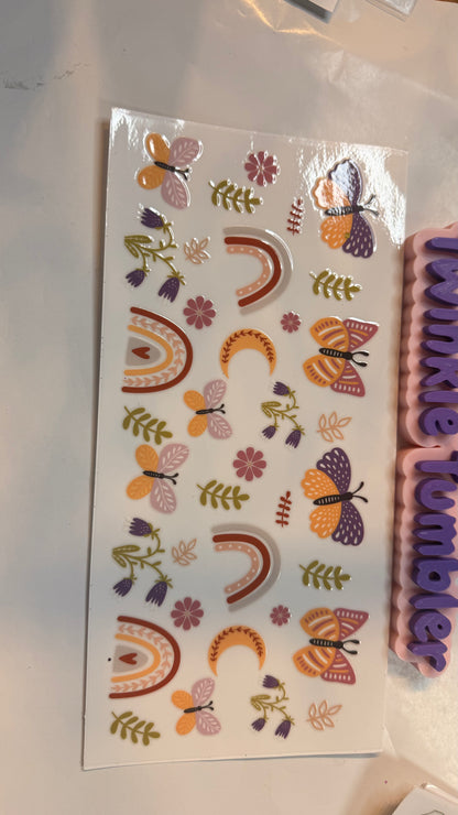 DECAL FOR FLOWERS & COWS