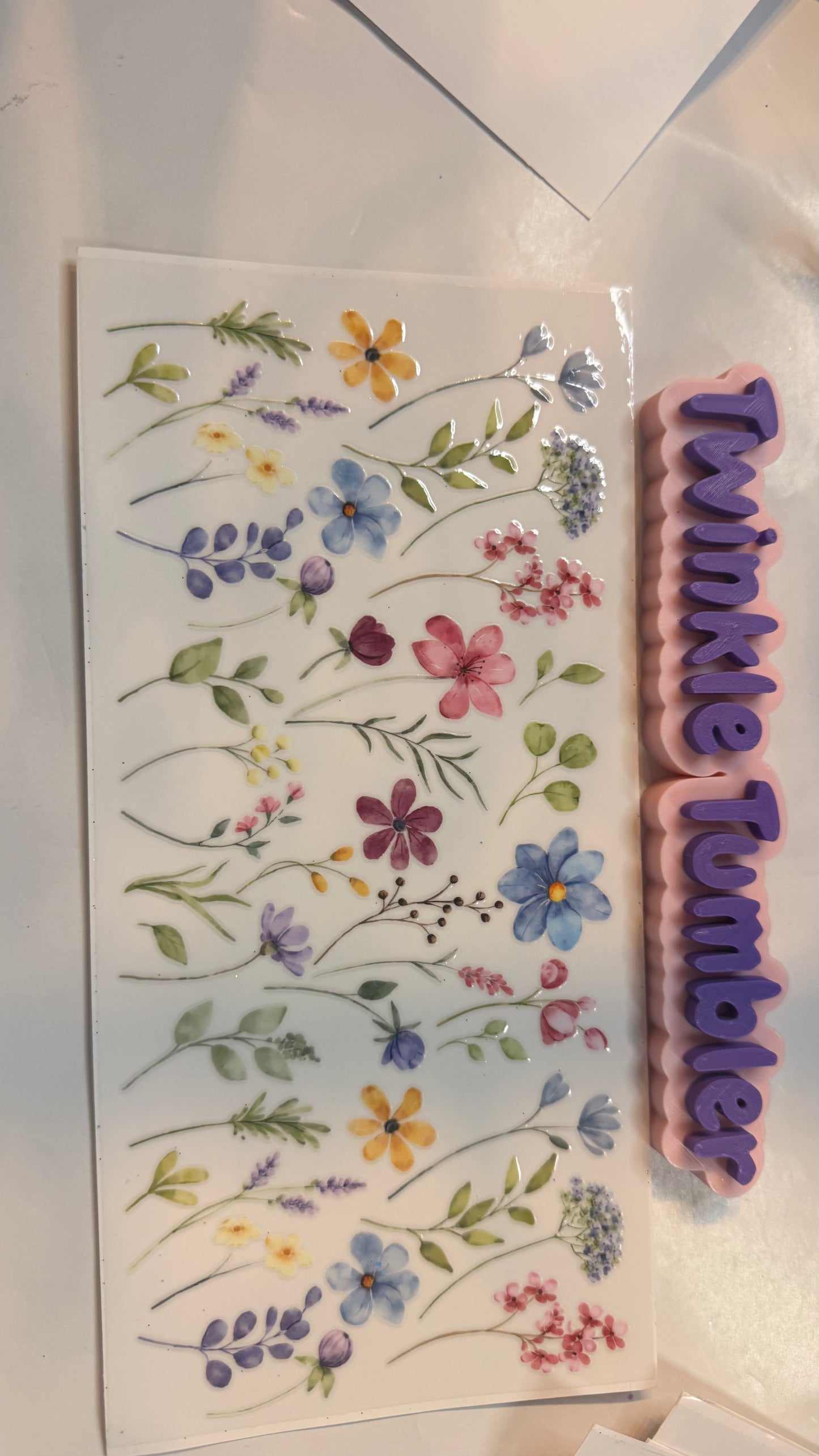 DECAL FOR FLOWERS & COWS