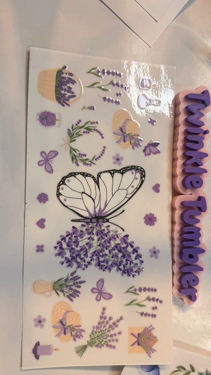 DECAL FOR FLOWERS & COWS