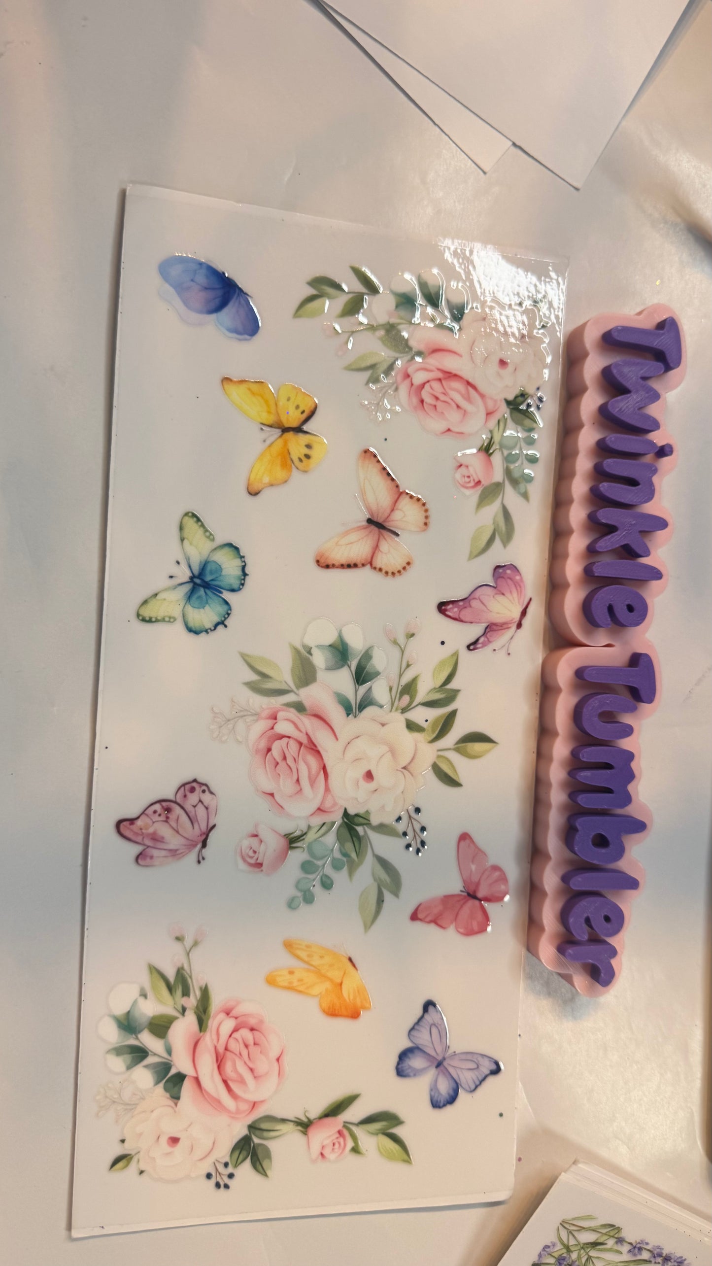 DECAL FOR FLOWERS & COWS