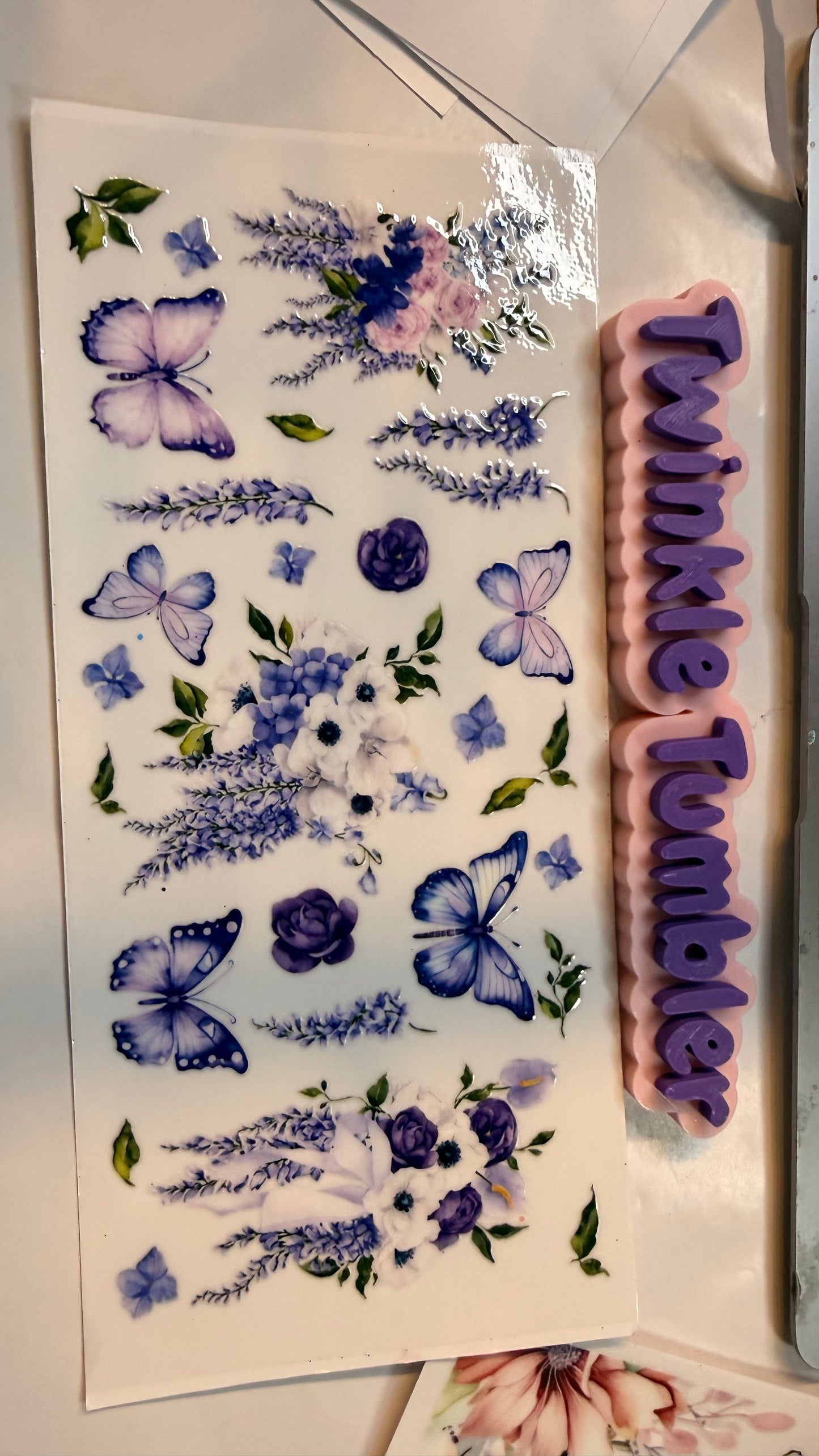 DECAL FOR FLOWERS & COWS