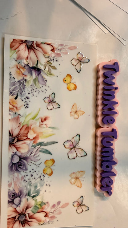 DECAL FOR FLOWERS & COWS
