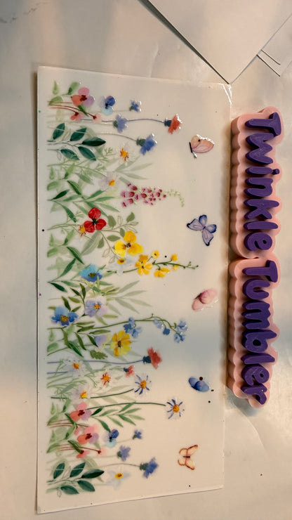 DECAL FOR FLOWERS & COWS