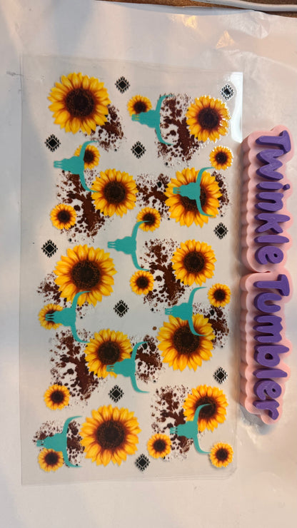 DECAL FOR FLOWERS & COWS