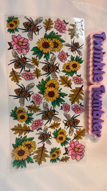 DECAL FOR FLOWERS & COWS