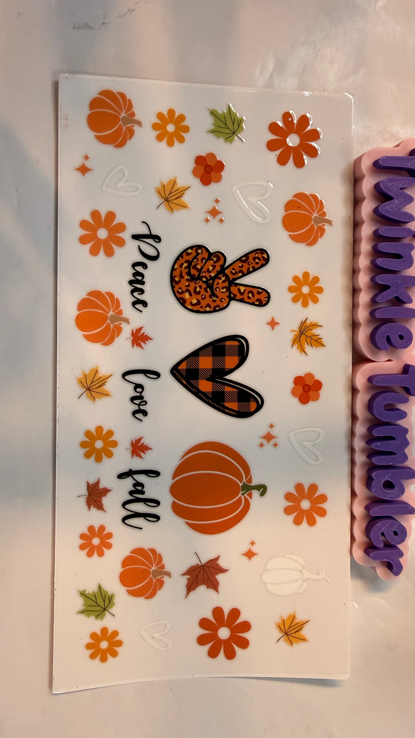 DECAL FOR FALL/SEASONAL