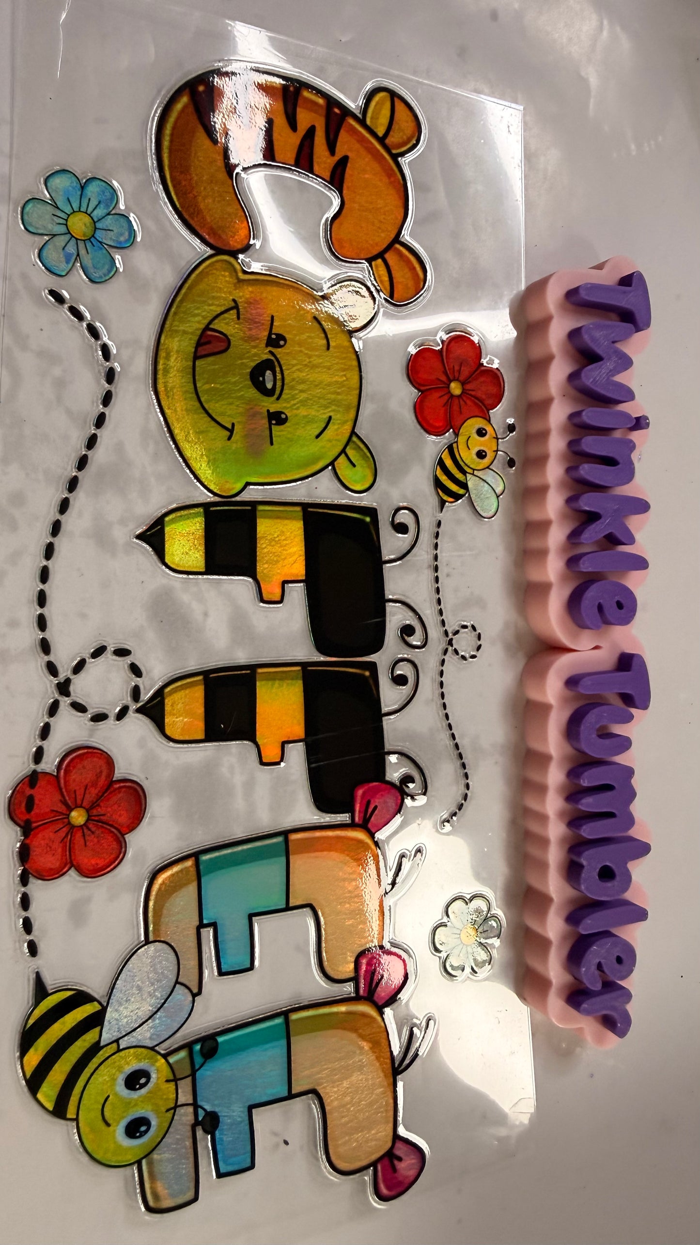 DECAL FOR POOH BEAR