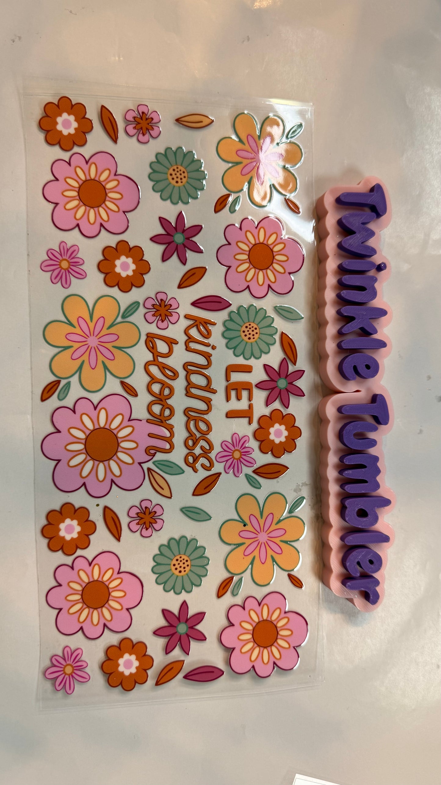 DECAL FOR FLOWERS & COWS