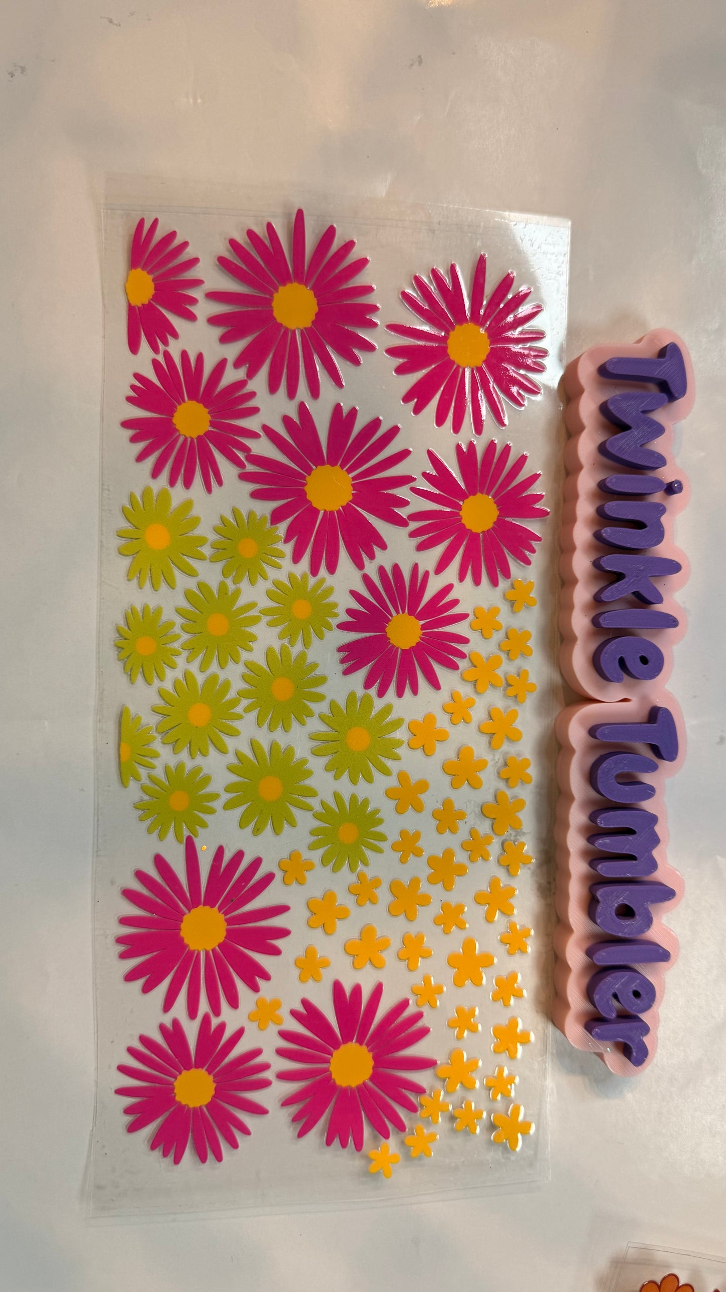 DECAL FOR FLOWERS & COWS