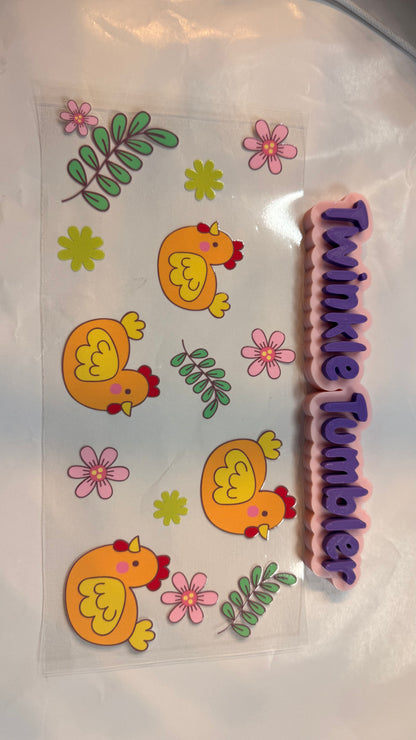 DECAL FOR FLOWERS & COWS