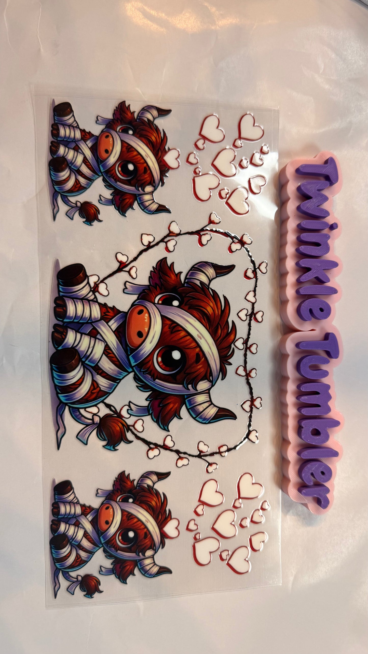 DECAL FOR FLOWERS & COWS