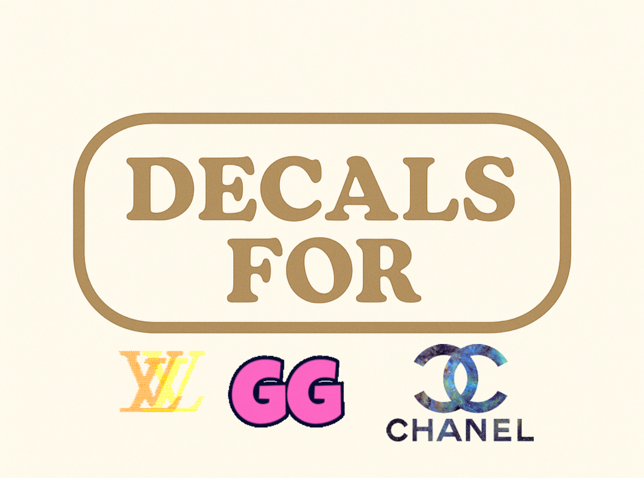 DECAL FOR DESIGNER