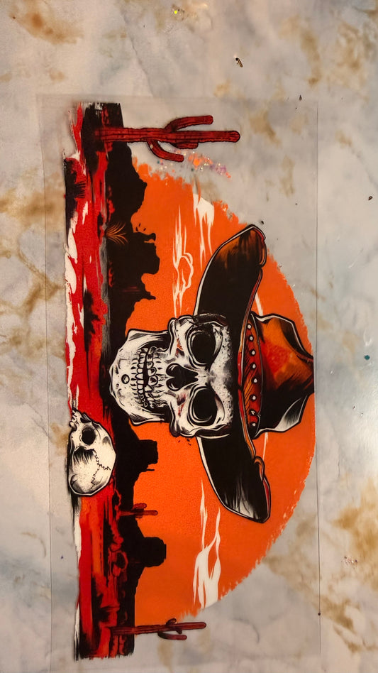 Skull cowboy